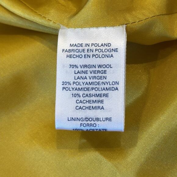 French Connection Dijonnaise Wool-Cashmere Kinickie Toggle Swing Coat Size 2 - Picture 7 of 9